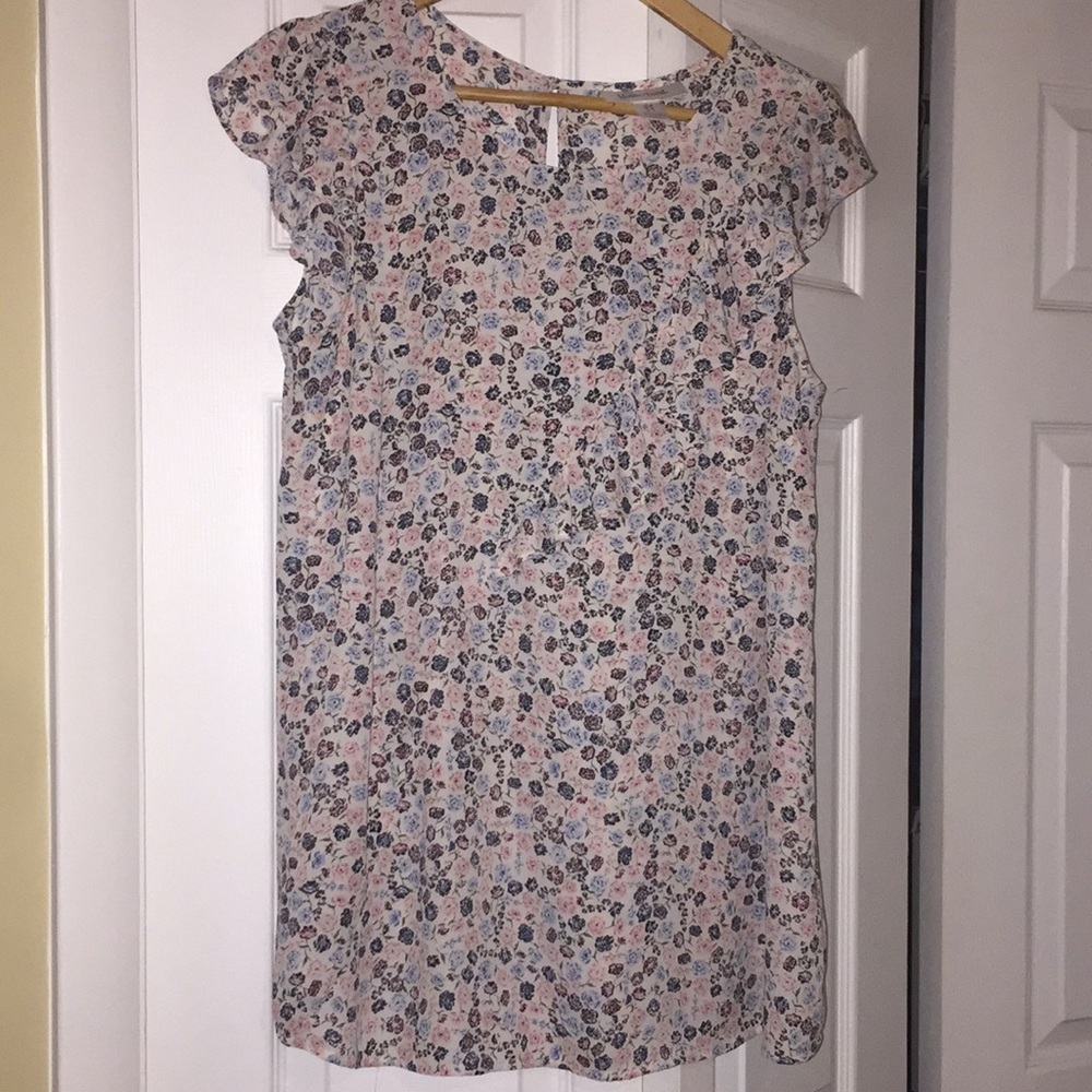 Floral Motherhood Maternity Top
